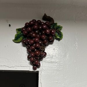 Decorative Grape Wall Hanging - Brown, green, purple